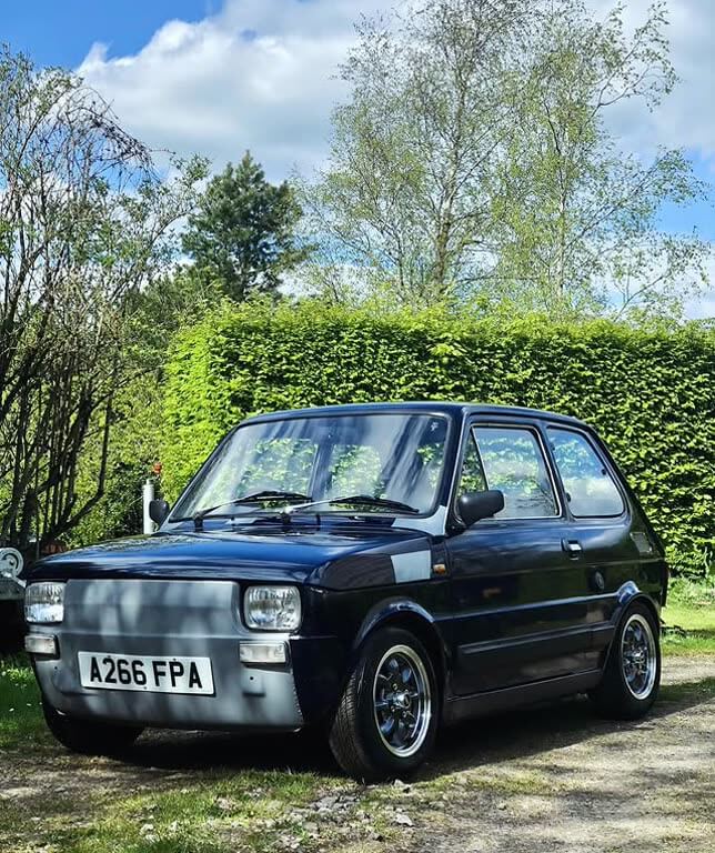 Classic Fiat 126 rebuilt and running again