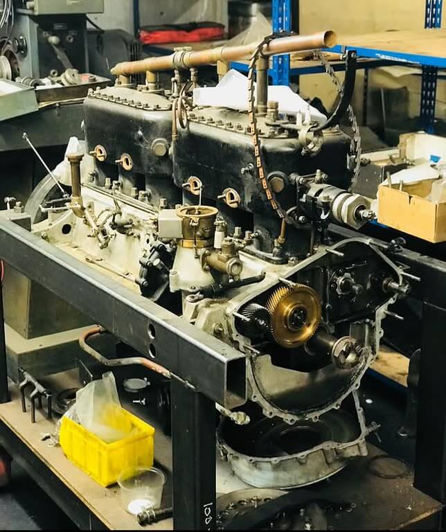 Classic inline-six engine rebuild, stripped, cleaned and reassembled