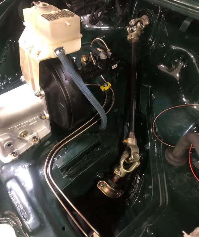 Brake system overhaul with master cylinder and servo replaced