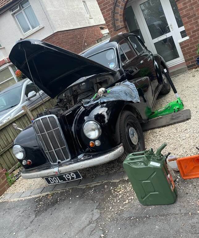 Classic Mercedes recommissioned after long-term storage
